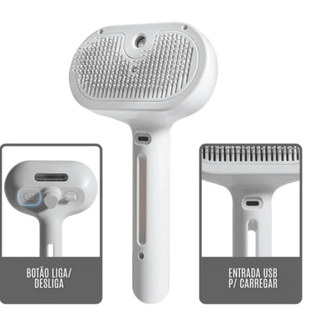 FurBreeze – Escova Elétrica Pet [PELOS SECOS E SEDOSOS EM MINUTOS]