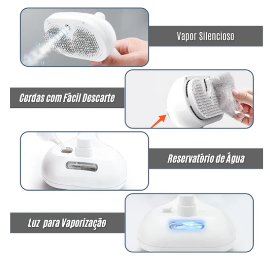 FurBreeze – Escova Elétrica Pet [PELOS SECOS E SEDOSOS EM MINUTOS]