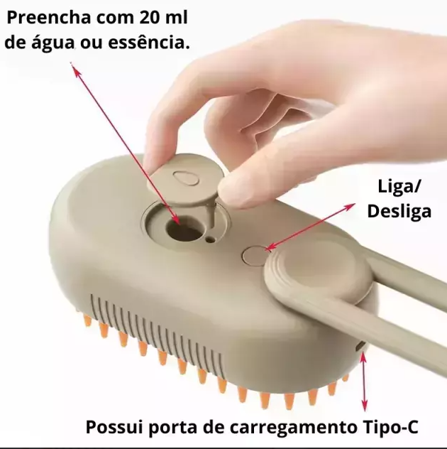 AquaBrush – Escova de Banho Pet [LIMPEZA PROFUNDA E MASSAGEM RELAXANTE]