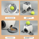 Brinquedo interativo dispensador de petiscos para cães, não elétrico, sem bateria, quebra-cabeça para pets, para estimulação mental e hábitos alimentares saudáveis.