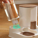 Pet Cat Automatic Feeder, Water Dispenser, Large Capacity Dry Wet Separation Food Container, Pet Supplies