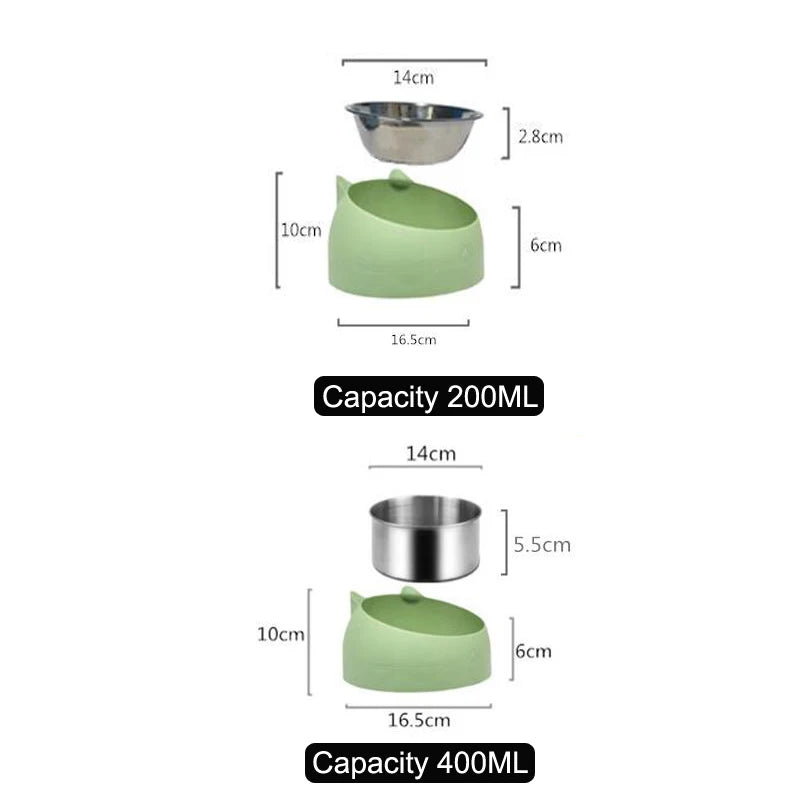 Tigela para animais de estimação em aço inoxidável