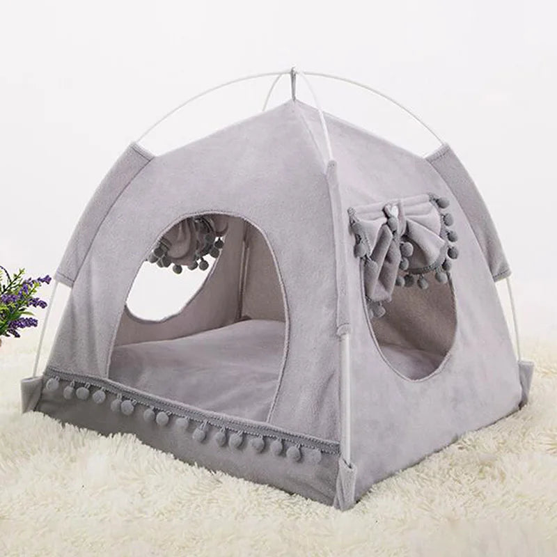 PetDream – Casinha Floral para Pets [CONFORTO E ESTILO PARA SONHOS TRANQUILOS]