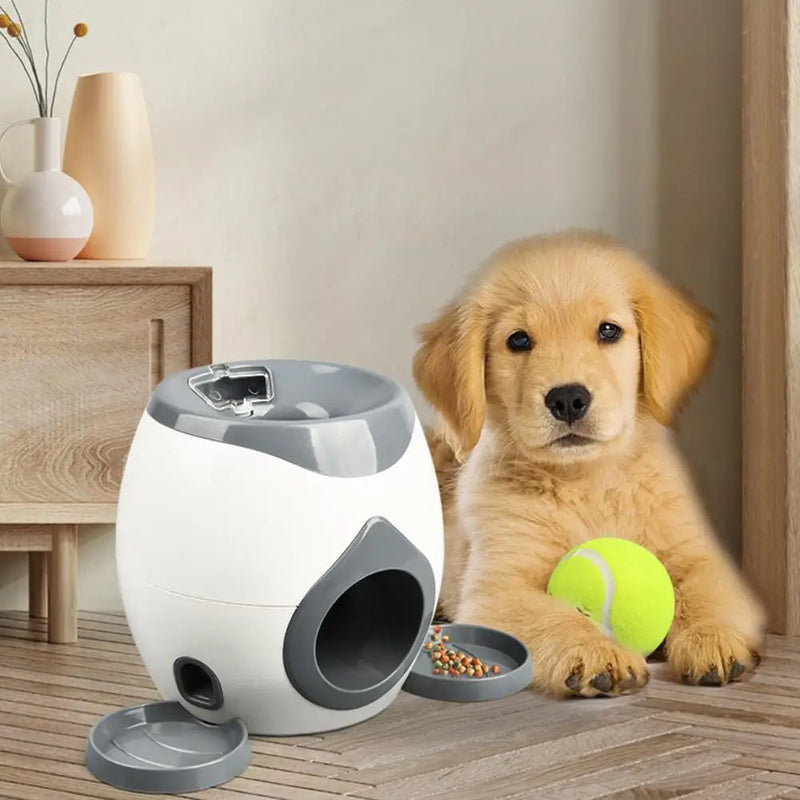 Brinquedo interativo dispensador de petiscos para cães, não elétrico, sem bateria, quebra-cabeça para pets, para estimulação mental e hábitos alimentares saudáveis.