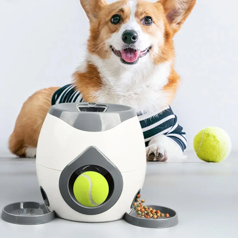 Brinquedo interativo dispensador de petiscos para cães, não elétrico, sem bateria, quebra-cabeça para pets, para estimulação mental e hábitos alimentares saudáveis.