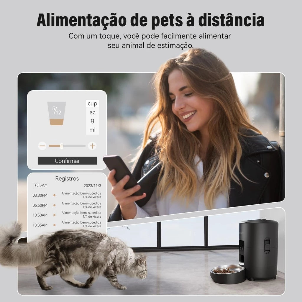 MealTime Pro – Alimentador Programável Pet [ROTINA SEM PREOCUPAÇÃO]