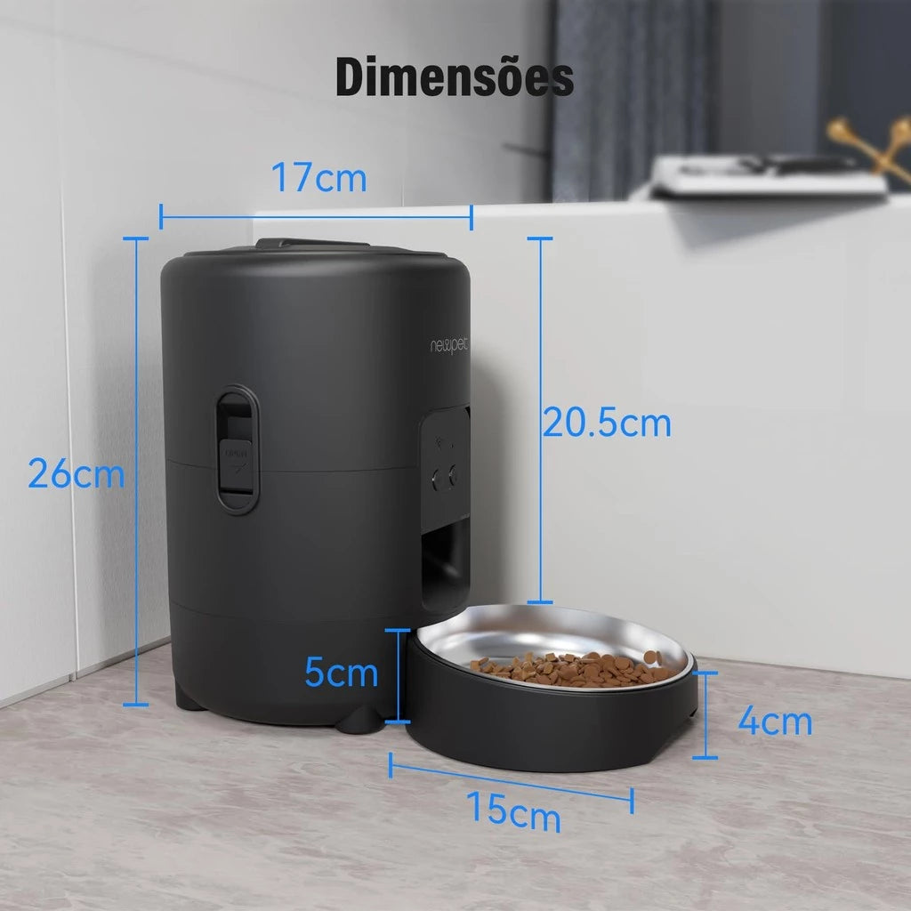 MealTime Pro – Alimentador Programável Pet [ROTINA SEM PREOCUPAÇÃO]
