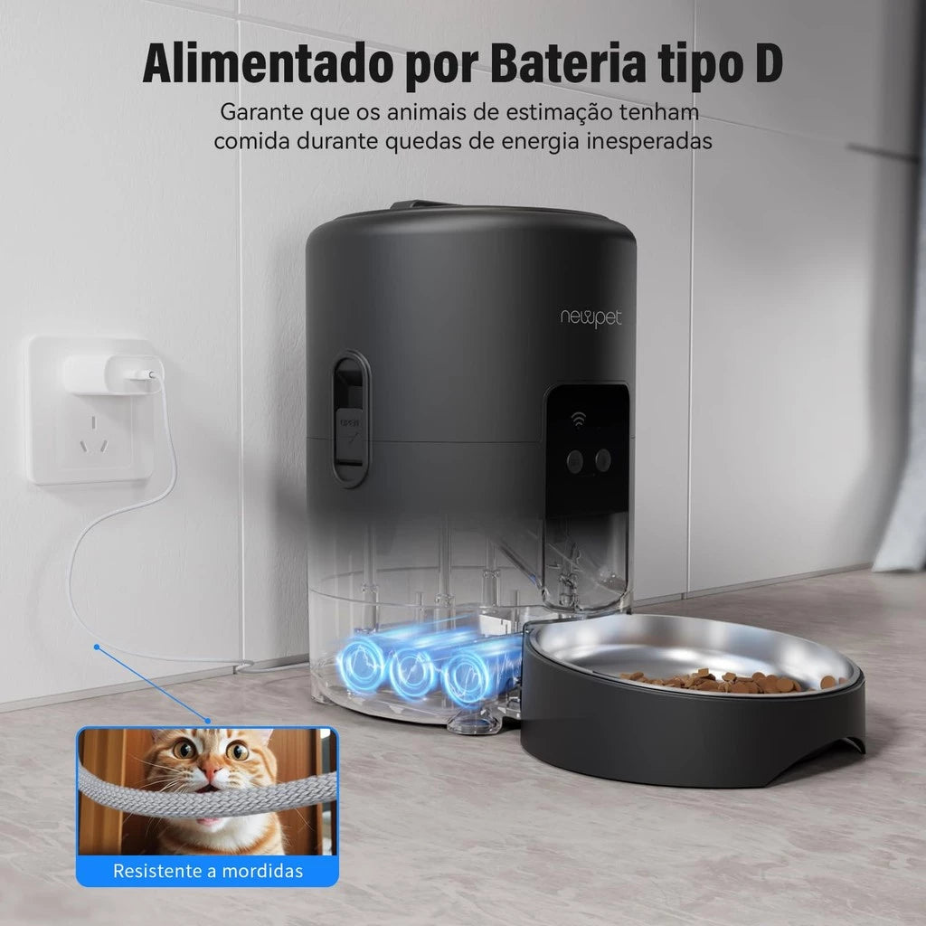 MealTime Pro – Alimentador Programável Pet [ROTINA SEM PREOCUPAÇÃO]